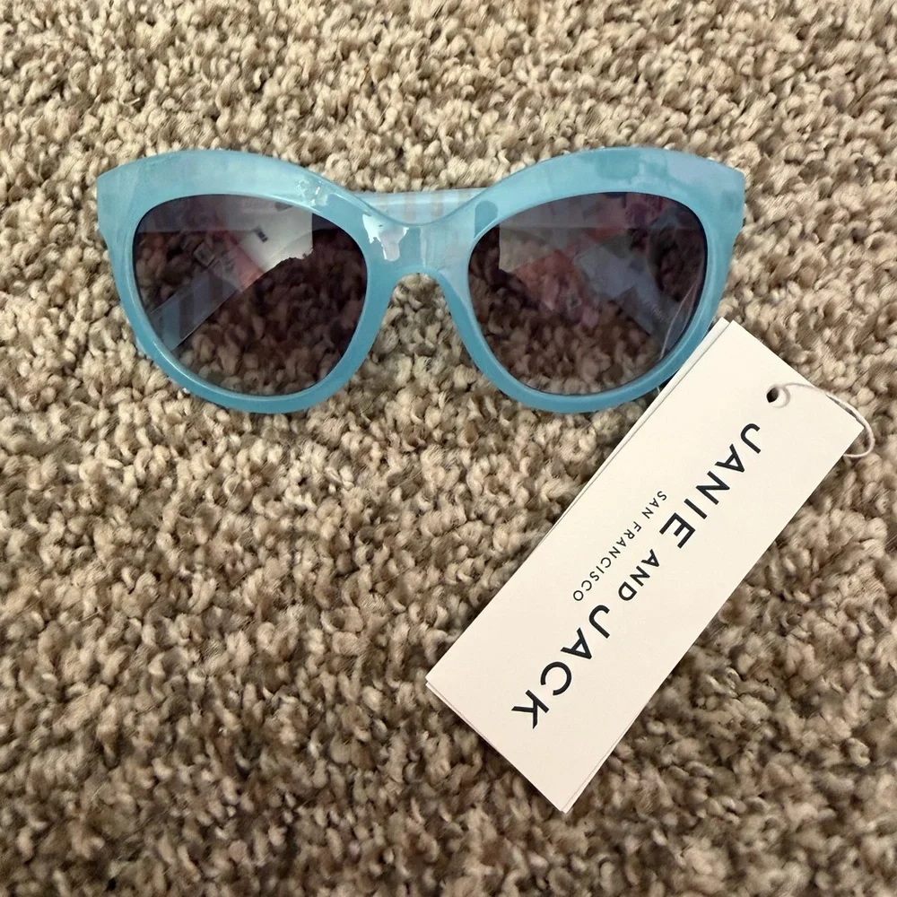 Janie and Jack Blue Kids Sunglasses